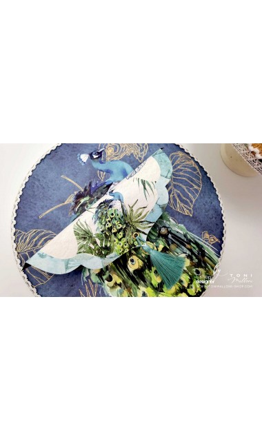 Trusou botez cu pauni pentru baieti Royal Peacock  22